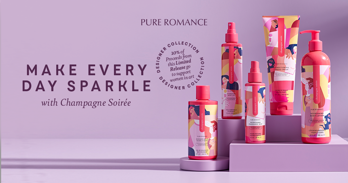 Pure romance newest Champagne Soirée